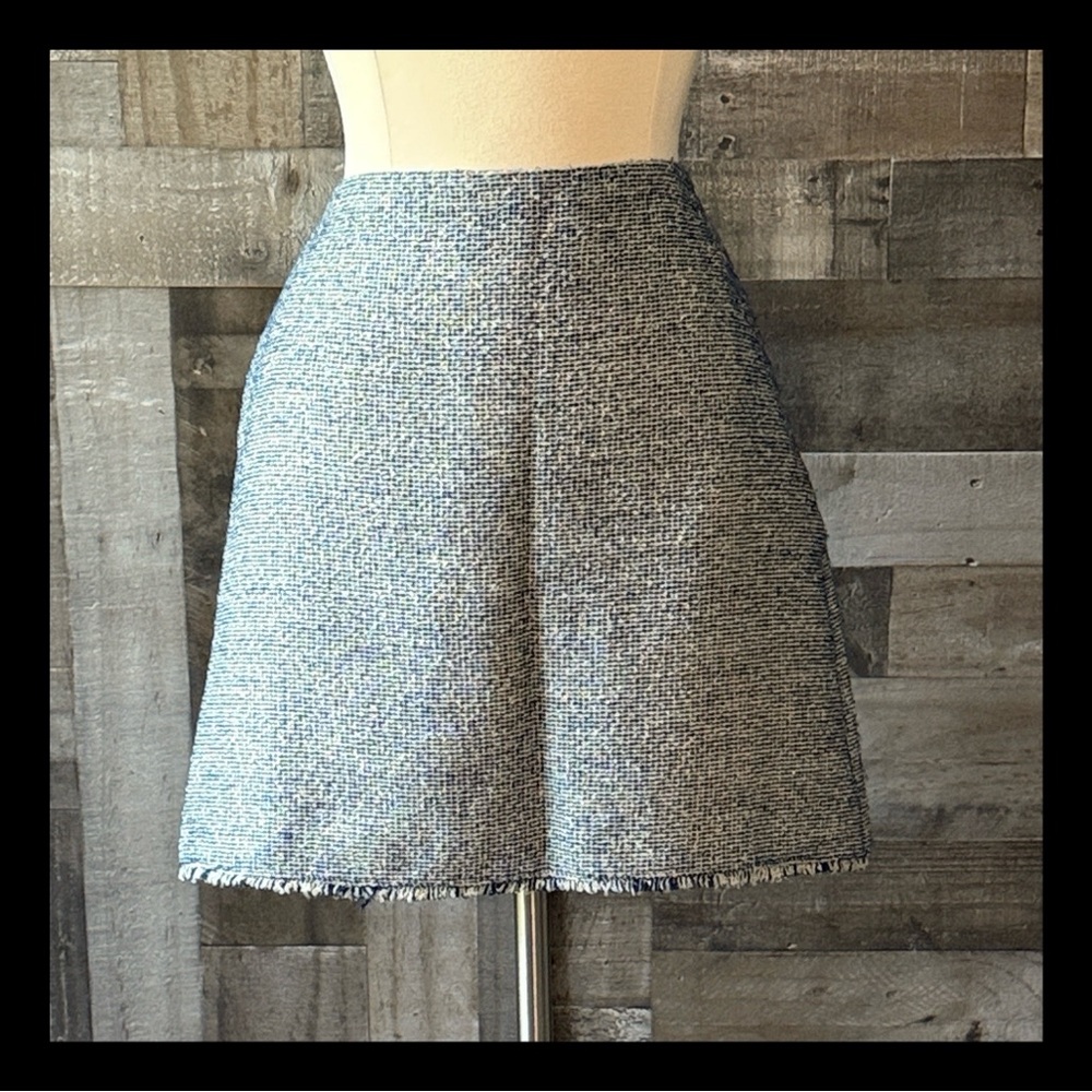 Banana Republic sparkly tweed skirt size 10 dark academia business casual glam